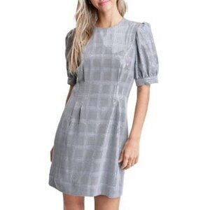 NWT En Saison Adeline Plaid Mini Dress